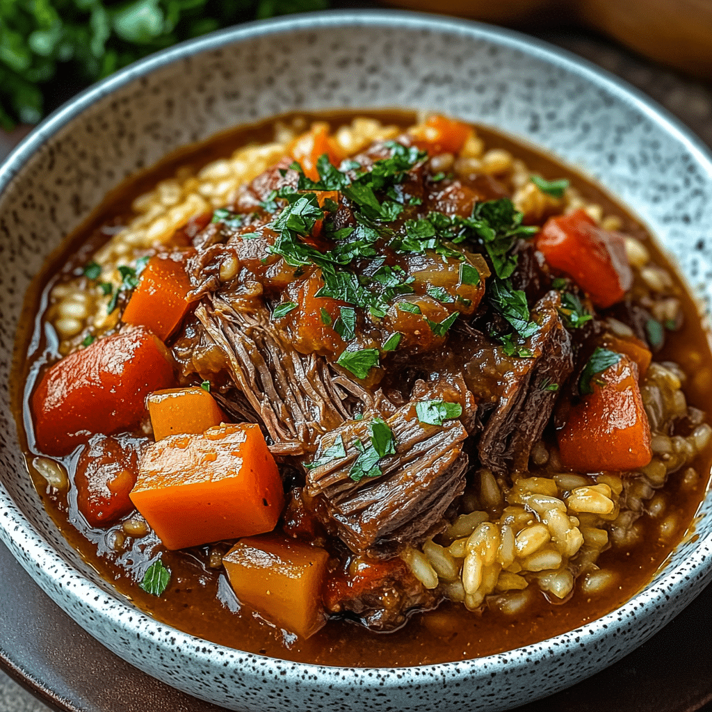 Italian-Inspired Pot Roast and Risotto | Cozy, Flavorful & Classic 9 Italian inspired pot roast with risotto