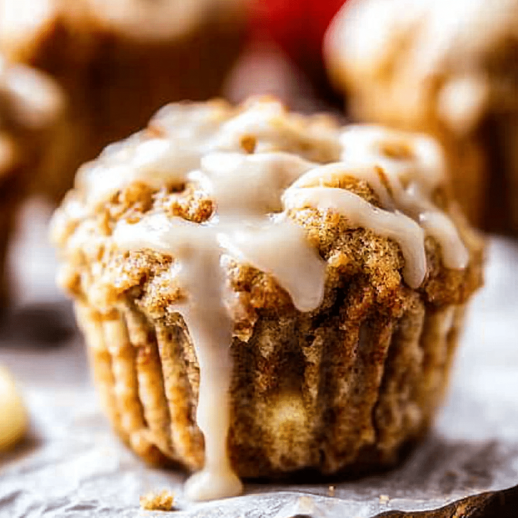 apple cinnamon Greek yogurt muffins