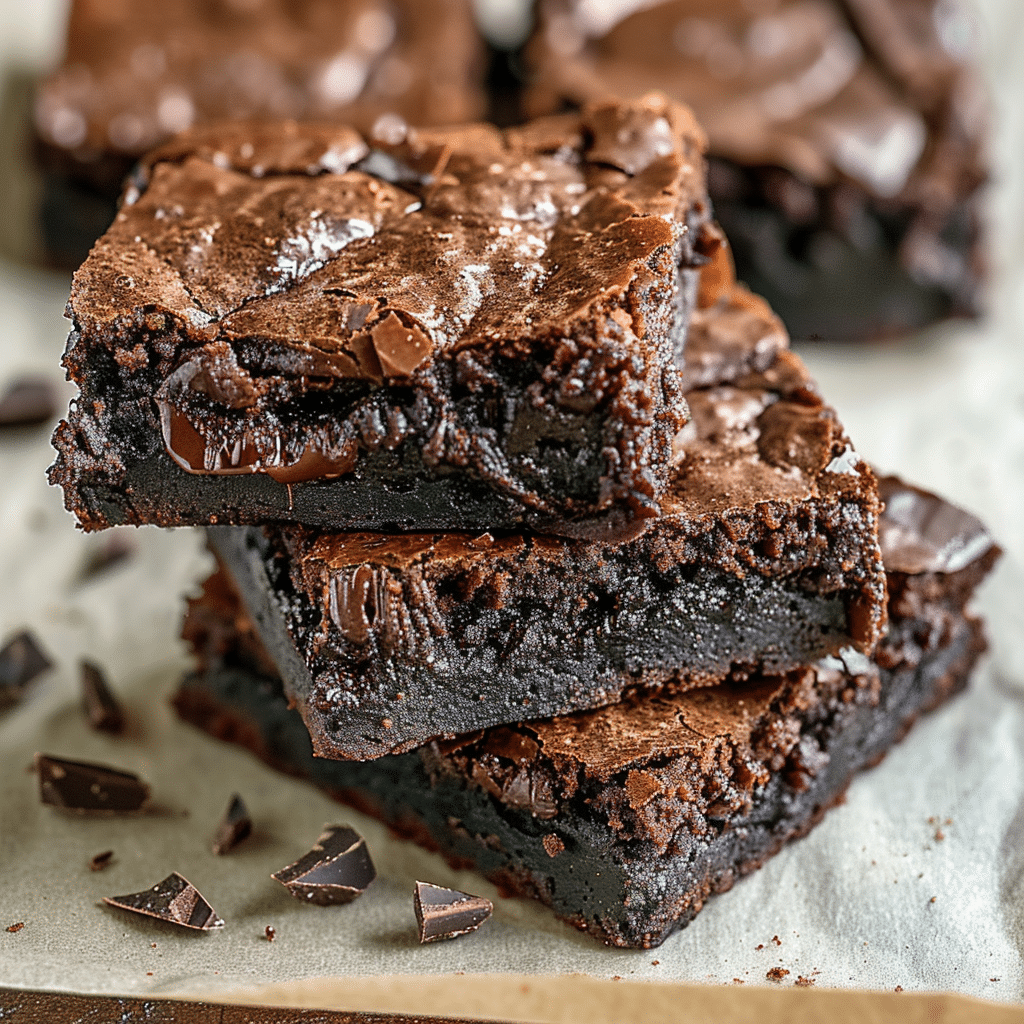 zero sugar brownies made with Greek yogurt