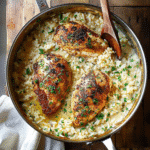 Creamy one pot chicken and rice