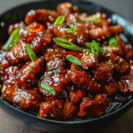 Sticky honey garlic pork stir fry