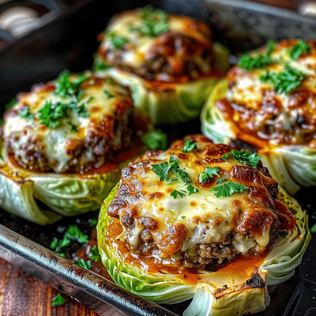 Crispy Cabbage Burger Bake | A Healthy, Oven-Baked Twist 9 crispy cabbage burger bake