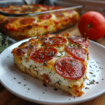 pizza style cottage cheese bake