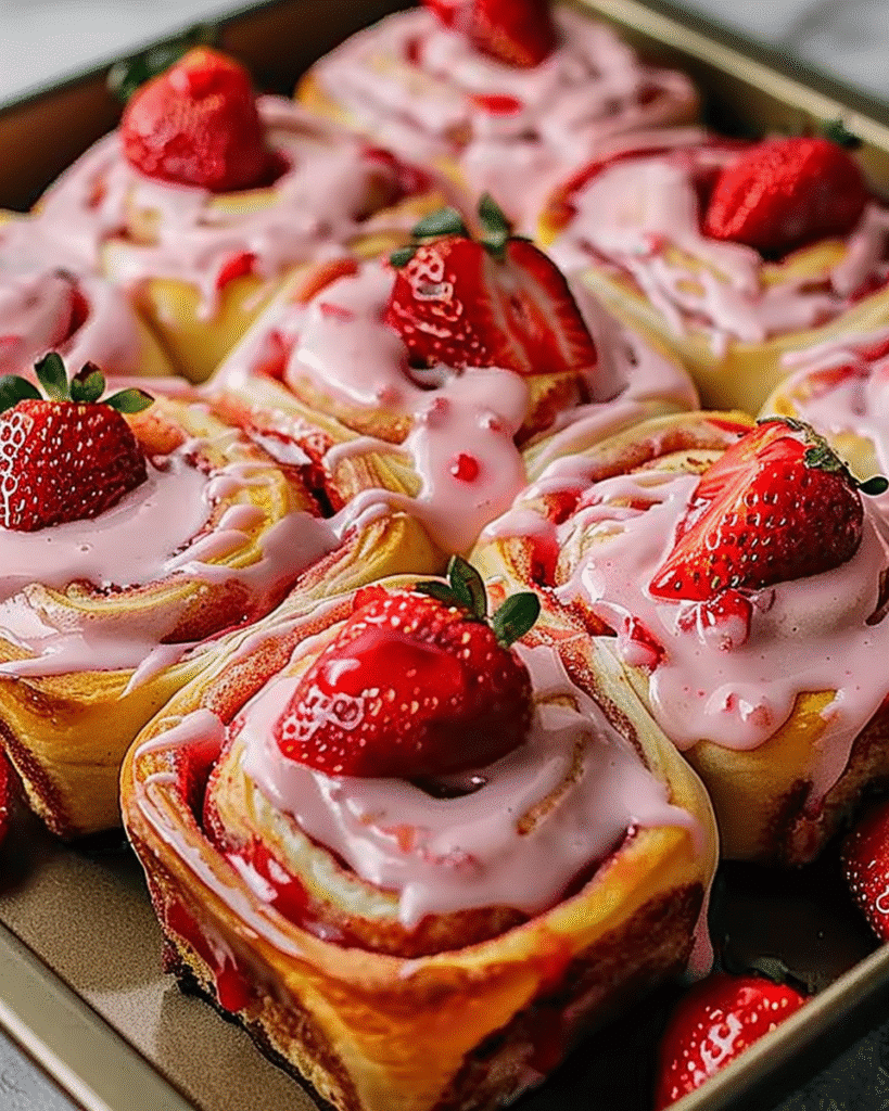 strawberry cinnamon roll