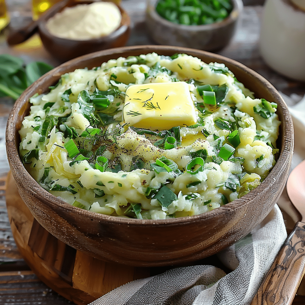 traditional irish colcannon