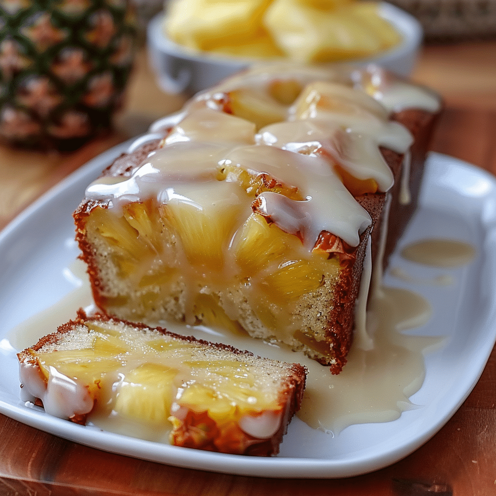 Easter pineapple heaven cake loaf