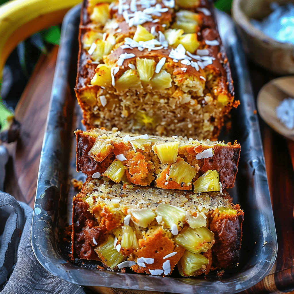 Hawaiian banana bread 2