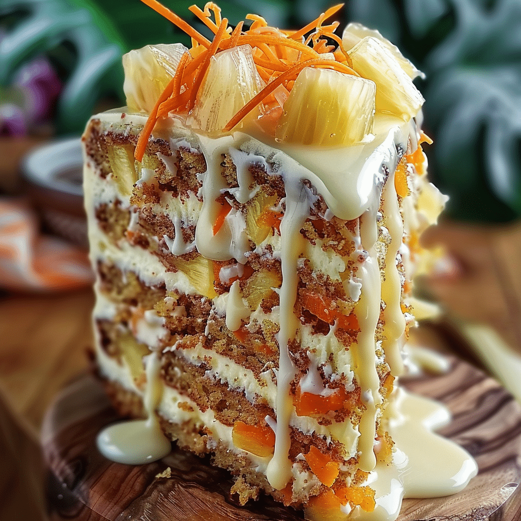 Hawaiian Carrot Pineapple Cake | Tropical Moist Dessert Recipe 5 Hawaiian carrot pineapple cake