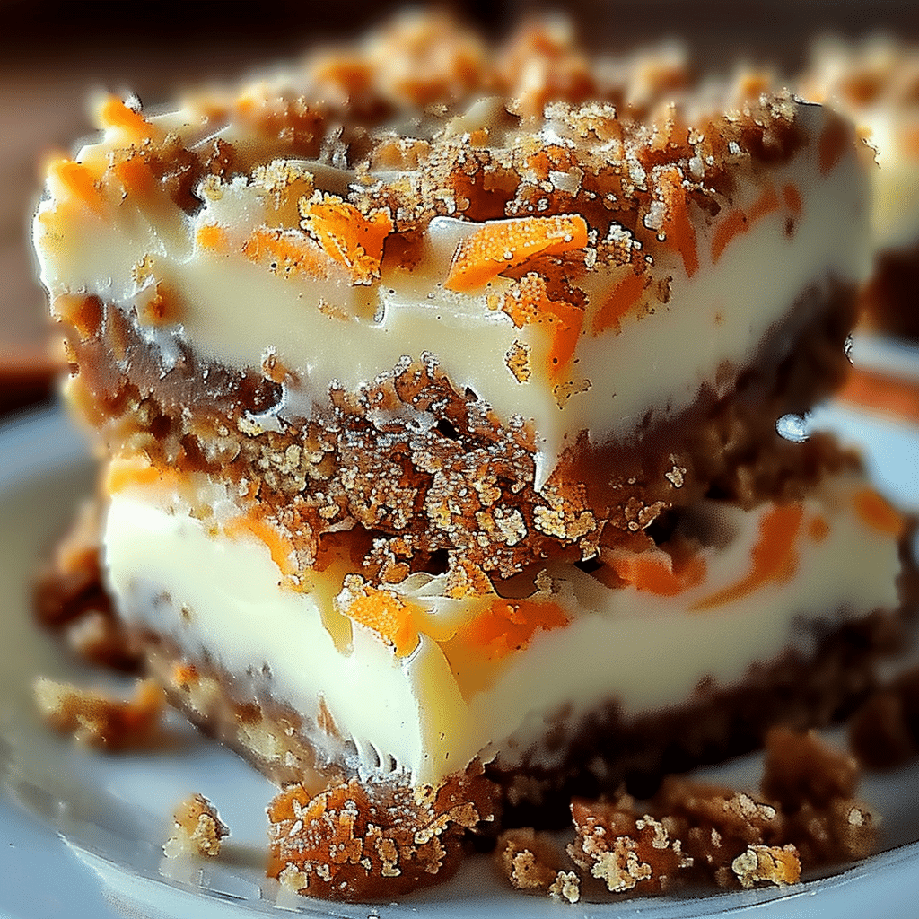 Carrot Cake Cream Cheese Bars | Ultimate Cozy Dessert 5 carrot cake cream cheese bars
