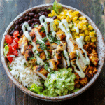 chipotle style chicken bowl 1