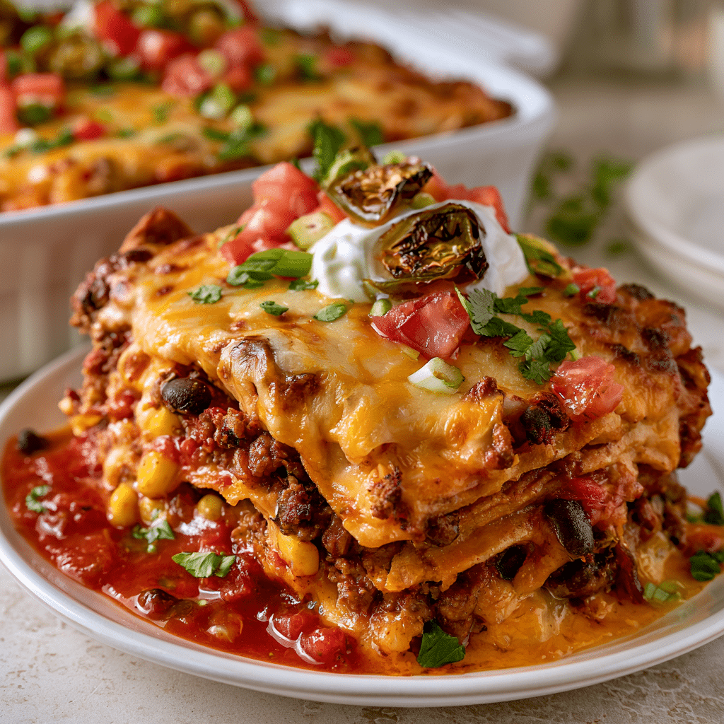 Taco Casserole, Easy Cheesy Family Dinner 5 u3845552542 Homemade Taco Casserole with seasoned ground beef 1987973f 68de 443d 89a1 fca9206b71f6 3