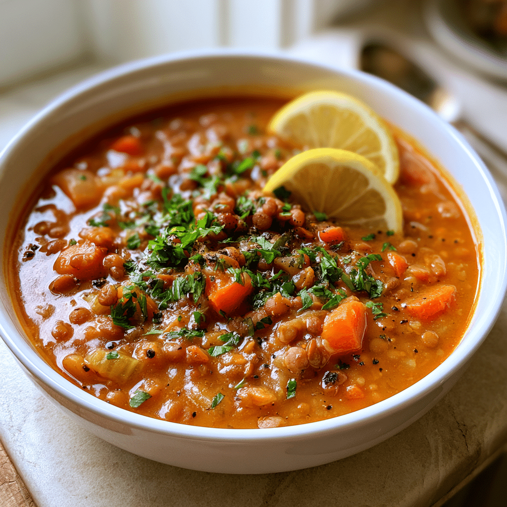 u3845552542 Homemade lentil soup with slow simmered brown len d45bead8 47dd 4938 9c81 8f0fe3aec48b 3
