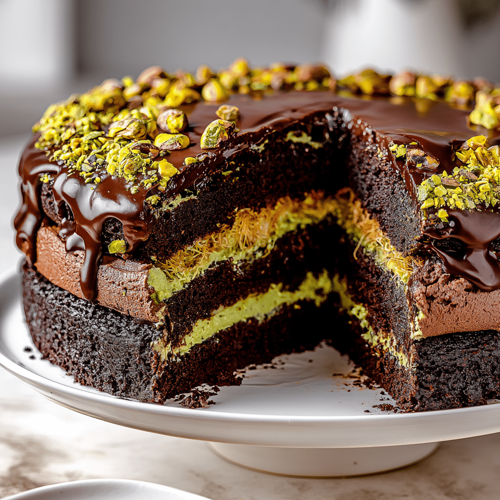 Dubai Chocolate Cake, Rich Pistachio Filled Chocolate Dessert 5 u3845552542 httpss.mj .run1Hn21uT1p7w Homemade Dubai Chocolate 099b3a08 88be 4ac2 907d b6417b62dbdb 1