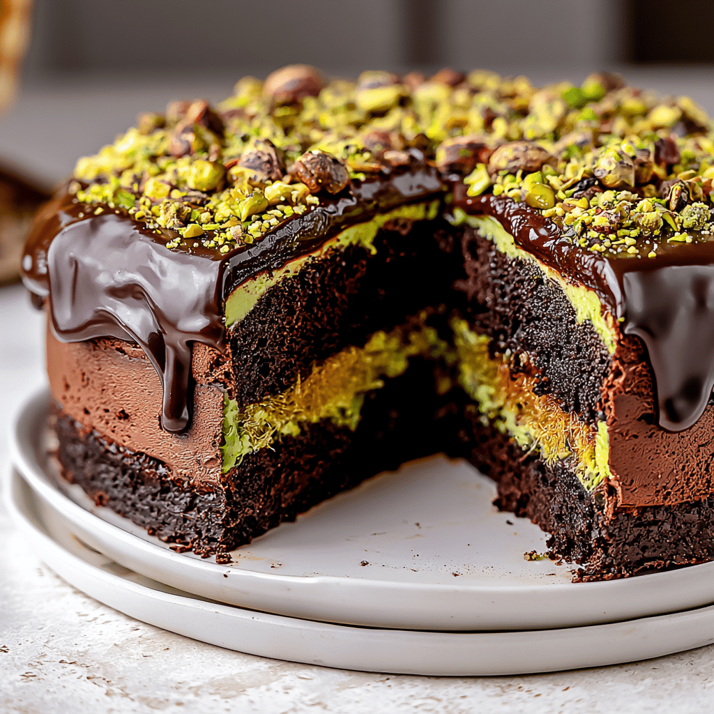 Dubai Chocolate Cake, Rich Pistachio Filled Chocolate Dessert 5 u3845552542 httpss.mj .run1Hn21uT1p7w Homemade Dubai Chocolate 099b3a08 88be 4ac2 907d b6417b62dbdb 2