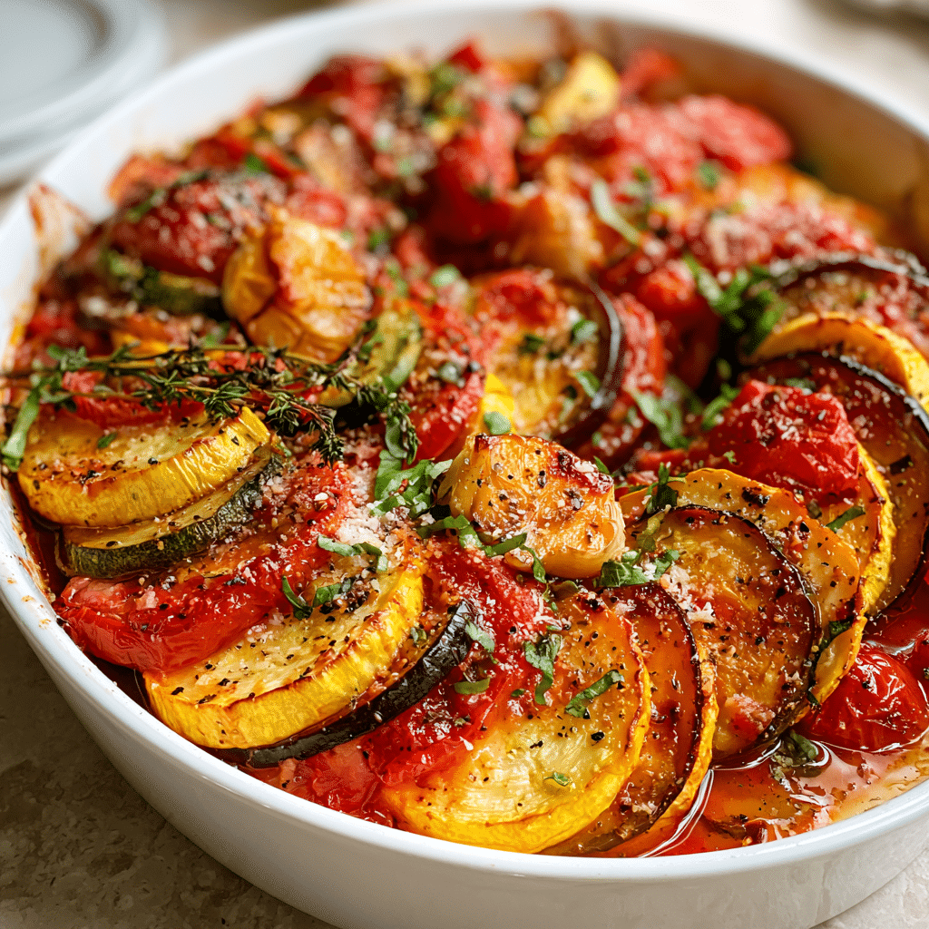 Eggplant Parmesan, Colorful French Ratatouille Inspired Vegetable Bake 5 u3845552542 idw9h2mc Homemade Ratatouille with thinly layered a1af67af 907d 4c92 82f1 470c68714045 1